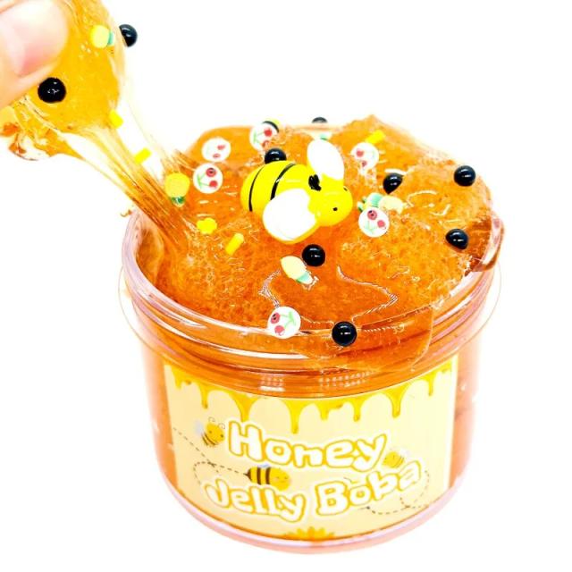 Brinquedo de Lodo Macio Frutas Crocantes Cubos de Geléia Antiaderente 1 Unidade