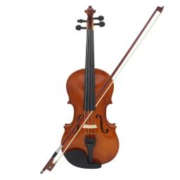 IRIN-violino de madeira maciça com estojo de pano e arco, instrumento profissional de cordas, violino para prática, 4/4, 1/2, 1/4, 1/8 - Image 3