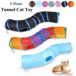 Brinquedos de túnel dobrável para pet, Tubo de túnel de gato, Kitty Training, Brinquedo divertido interativo para coelho, Animal Play, Estilo 30 - Image 3
