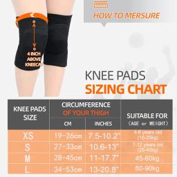 WorthWhile Dançando Joelheiras para Voleibol Yoga Mulheres Crianças Homens, Patella Brace Suporte, EVA Joelheira, Fitness Protector, Equipamento de Trabalho - Image 6