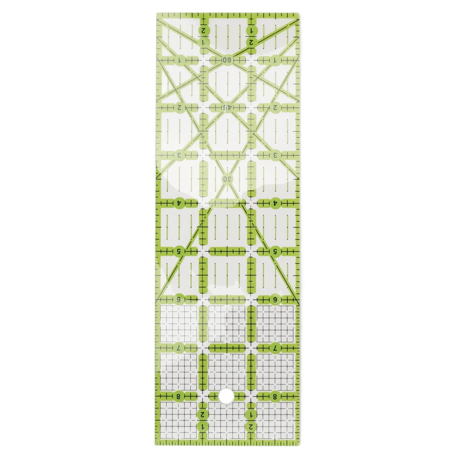 Régua de corte de tecido com linhas de grade para alfaiate Patchwork, artesanato Réguas, DIY Patchwork Tool, costura, acrílico Quilting - Image 1