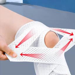 Joelheiras Elásticas Pressurizadas para Homens e Mulheres, Joelheira Esportiva, Protetor De Artrite Articulações, Equipamento De Fitness, Protetor De Cinta De Voleibol, 1Pc - Image 4