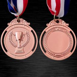 Medalhas Metal Award com Fita no Pescoço, Ouro, Prata, Estilo Bronze, Troféu para Qualquer Esporte, Competição Acadêmica Infantil, 1 Peça - Image 5