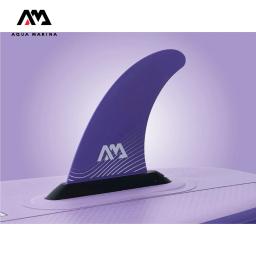 AQUA MARINA SUP Grande Fin Surf Pé Paddle Board, Prancha Inflável, Estabilizador Leme, Kit Esporte Aquático, Pressione Bloqueio - Image 3
