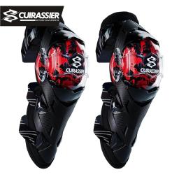 CUIRASSIER Joelheiras para motocicleta, articulações de movimento, joelheiras, ventilação, proteção caneleira, moto, motocross, equipamento de proteção - Image 1