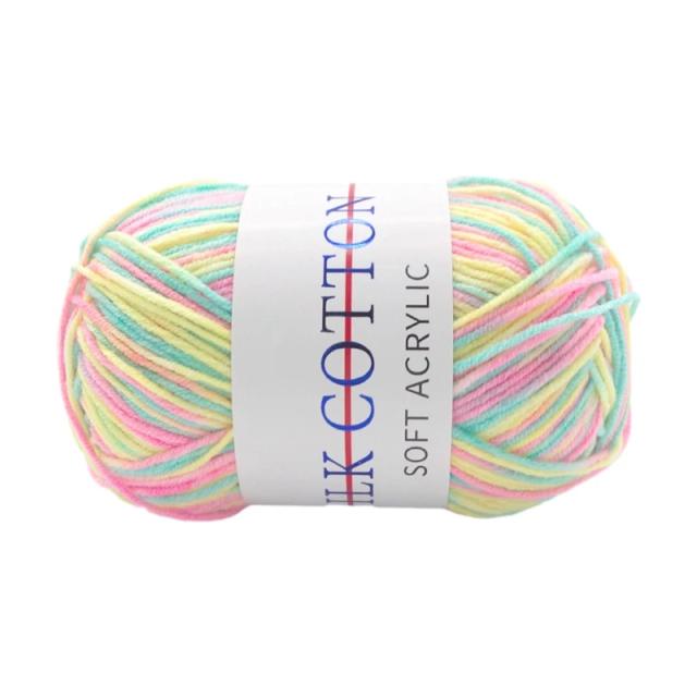 Fio de Crochê Acrílico Macio para Artesanato: Ideal para Roupas, Chapéus, Suéteres e Cachecóis - 50g