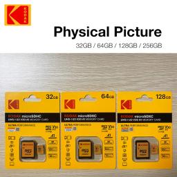 Kodak 64g ultra cartão de memória 64gb a1 u3 4k micro sd sdhc microsd UHS-I c10 tf desempenho flash original minisd com adaptador - Image 6