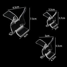 10 pçs acrílico transparente artesanato expositor para pequenos colecionáveis espécime geodes base suporte mineral suporte de exibição cavalete - Image 5