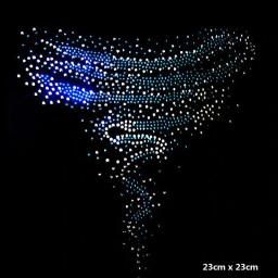 Apliques brilhantes para roupas, Strass 3D, Ferro em strass Glitter, Colar para colar em roupas, Vestuário - Image 2