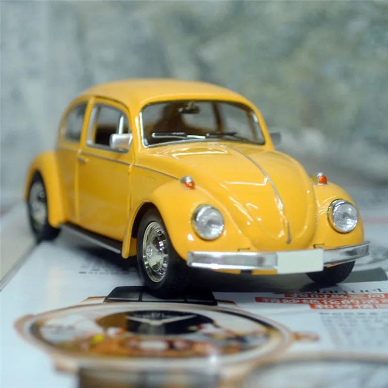 Vintage Beetle Car Model for Children, liga de metal, borracha, decoração do brinquedo, fofo, legal, presente para crianças, meninos - Image 1