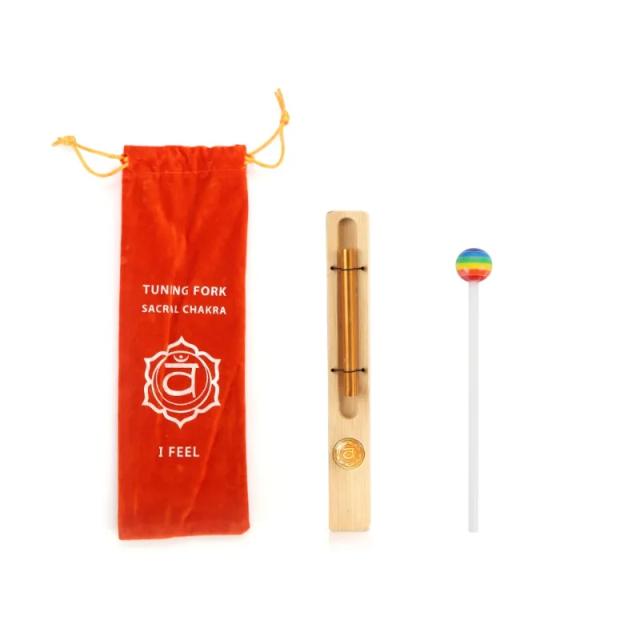 Sinos Coloridos de Percussão para Meditação e Yoga - Chime Bell Profissional com Som Único e Diapasão