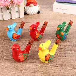 Desenho colorido Water Bird Whistle para crianças, aprendizagem precoce, brinquedo educativo infantil, instrumento musical, Bathtime Musical Toy - Image 1