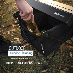 Mesa dobrável ShineTrip Saco de prateleira para armazenamento de itens diversos Piquenique Camping Churrasco Saco de armazenamento portátil Rack de mesa ao ar livre Bolso para pendurar - Image 2