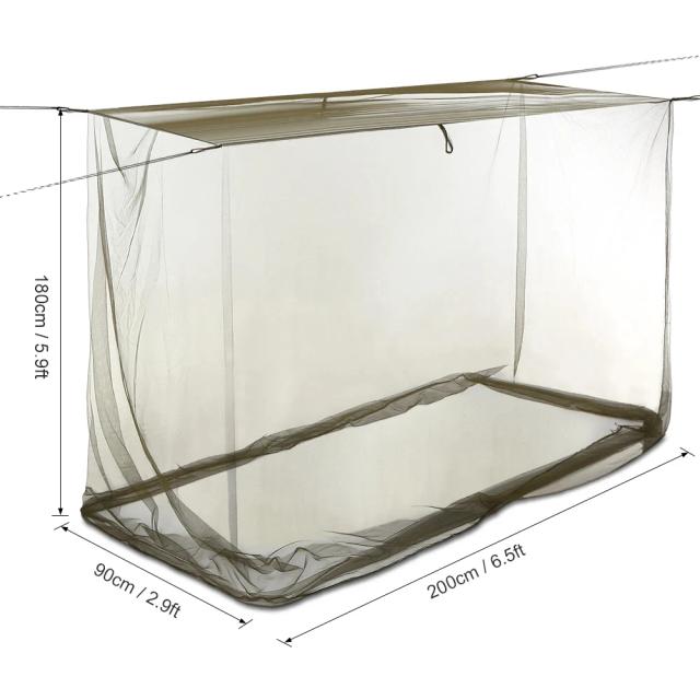 Mosquiteiro Versátil para Camping e Atividades ao Ar Livre com Malha Nti-UV em Verde