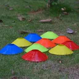 Futebol e Futebol Cone De Treinamento Set para Criança, Cones De Disco, Exercício De Agilidade, Acessórios De Treinamento Esportivo, 20 PCs, 40 PCs, 60 PCs - Image 2
