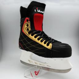 Em promoção!!!! Boa Resistência Fria Ice Hockey Patins para Crianças, OEM Skating Shoes - Image 3