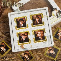 Coleção Infantil de Selos Hogwarts, Marcador de Metal, Academia de Magia, Hermione, Malfoy, Cinema e Televisão, Selo Periférico - Image 4