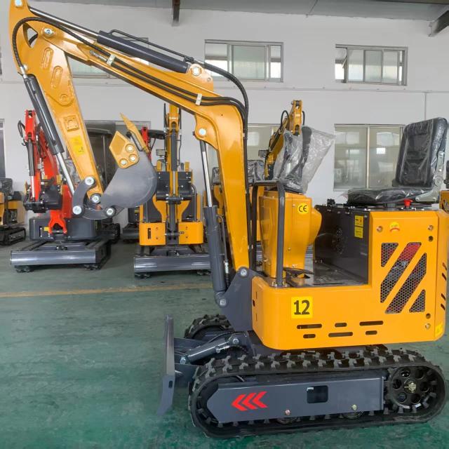 HaiLian Machinery Mini Escavadeira de Esteira 1 Tonelada EURO5/EPA