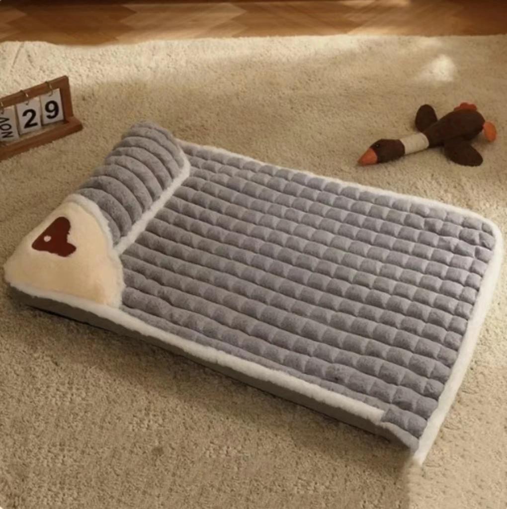 Cama ortopédica removível para cães e gatos, lavável à máquina, espuma de memória, almofada para cachorros, pequena, média, grande, inverno - Image 1