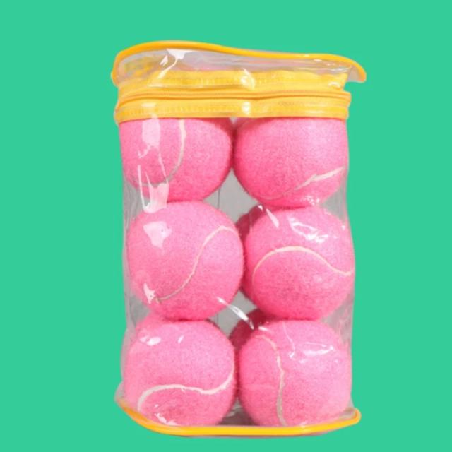Bola de Treinamento EXP Series Tênis de Praia Fibra Química Borracha Alta Elasticidade 12 Peças