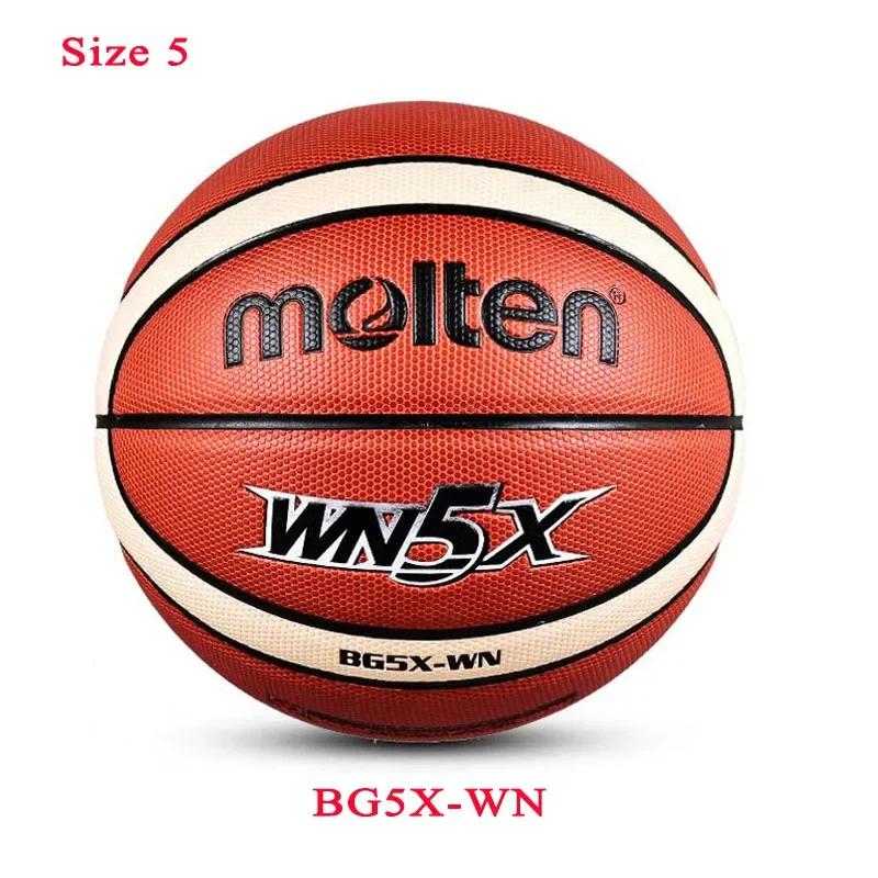 Bola de basquete de couro fundido PU, antiderrapante, resistente ao desgaste, oficial, esportes de equipe, interior, ao ar livre, jogo, treinamento, original, BGX-7WN - Image 1