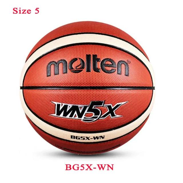 Bola de Basquete Oficial BGX-7WN em Couro PU Antiderrapante e Resistente para Treinamento e Jogo Interior e ao Ar Livre