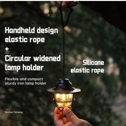 Luz de suspensão portátil portátil, Tipo lanterna recarregável, Impermeável, Long Lifepan, Tenda ao ar livre - Image 1