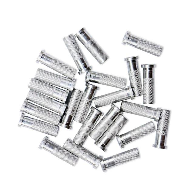 Acessórios de Tiro com Arco: Inserções de Arco de Alumínio de 6mm a 7.6mm - Pacote com 50 Peças para Caça e Tiro