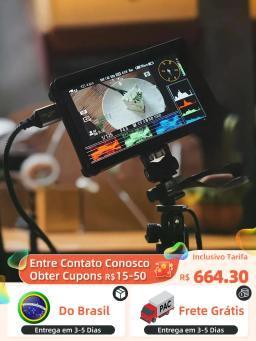 【 Faça Brasil】FEELWORLD F5 PRO V4 Fotografia Monitor de campo de vídeo 4K 3D Touch Screen IPS FHD 1920x1080 Suporte de foco de vídeo HD - Image 1