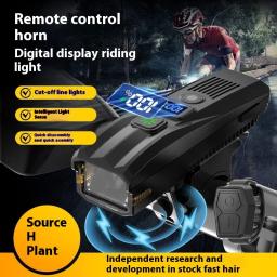 Luz da bicicleta frente luz da bateria display lanterna à prova dwaterproof água carregamento usb mtb estrada ciclismo farol acessórios da bicicleta - Image 1