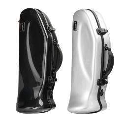 Trompete caso caixa de instrumentos musicais mochila estojo de transporte portátil fibra de carbono ajustável bolsa de ombro caso instrumento vento - Image 1