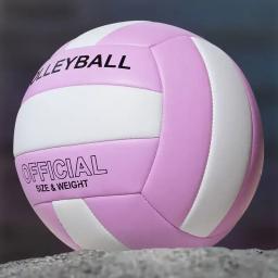 Soft Size 5 Voleibol Profissional, Training Match Game Ball para Jovens Iniciantes, Indoor Practice Ball, Outdoor Beach Ball - Image 3