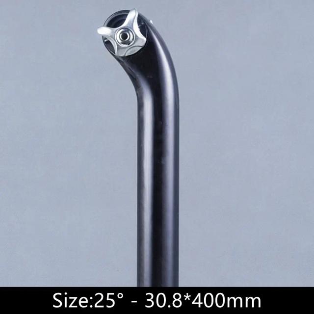 Tija de Selim Fibra de Carbono UD para Bicicleta - Offset 5/25mm - 27.2/30.8/31.6mm
