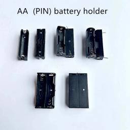 Suporte de bateria AA com pinos, caixa de bateria, tipo PCB, pode ser soldado, adequado para bateria AA, 1 a 2 slot, 10 a 20pcs - Image 1