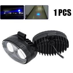 Lâmpada de advertência de empilhadeira LED, holofote azul, segurança do armazém, luz de trabalho, sinal de segurança, acessível, 12-80V DC, 10W - Image 4