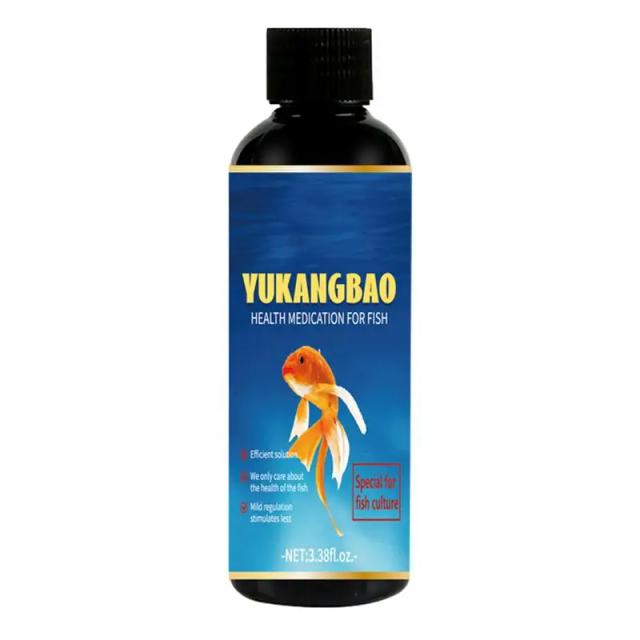 Medicina Segura para Peixes de Água Doce - Purificador de Água de 100ml para Controle de Algas e Limpeza de Aquários