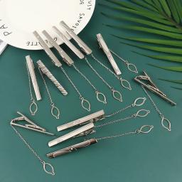 Clipe de metal para homens, fecho gravata de casamento, barra de cristal, acessórios masculinos, joias, cavalheiro, 1pc - Image 4