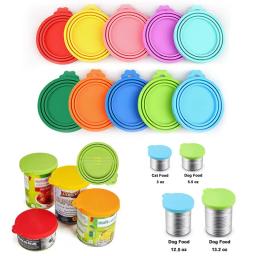 Alimentos enlatados selados de silicone podem cobrir, tampa reutilizável, tampa superior para cachorro e gato, armazenamento de alimentos, suprimentos diários - Image 1