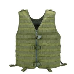 Colete ajustável leve airsoft, colete tático Molle, CS Wargame militar, transportador de carga de caça, jaqueta de camuflagem - Image 5