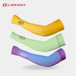 LAMBDA-Aquecedores De Braço De Tecido De Gelo Com Proteção UV, Mangas Respiráveis Para Corrida, Fitness, Basquete, Cotovelo, Esporte, Ciclismo, Aquecedores De Braço - Image 1