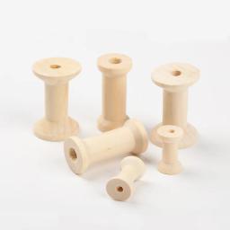 Bobinas De Madeira Natural, Carretéis De Linha Vazios, Fitas De Fio, Fio Carretel Spool, Costurar Acessórios, Ferramentas, Preço de atacado, 200 Pcs, 100 Pcs, 40 Pcs, 20Pcs - Image 3