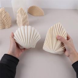 Coral Molde De Silicone para Fabricação De Velas, Arte Moldes De Resina, Pêra Listrada, Vieira Sabão Artesanato, DIY Vela Aromática, Decoração De Casa - Image 5