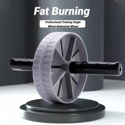 Roda abdominal forte rolamento de carga rolo antiderrapante fortalecer equipamentos de exercício muscular treinamento de fitness uso doméstico silencioso - Image 1