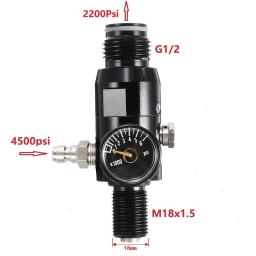 Cilindro De Tanque De Garrafa De Alumínio, Aquário De Mergulho Planta CO2 Tanque, Mergulho Tanque De Oxigênio, Rosca M18 * 1.5, 4500 PSI, 0.22L-0.5L - Image 2