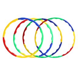 Esporte Cor Removível Hoop Equipamento Para Crianças Portátil Exercício Plástico Fitness Training Hoola Círculo Children's Best Gifts - Image 5