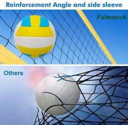 Suporte Portátil De Comprimento Personalizado Com Conjunto De Rede, pólos Padrão, Rede De Voleibol Dobrável Ao Ar Livre, VN02A, preço Barato - Image 4