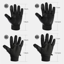 Noeby-luvas de pesca resistentes ao inverno para homens e mulheres, pesca, antiderrapante, tela deslizante, quente, pesca no gelo, caça - Image 2