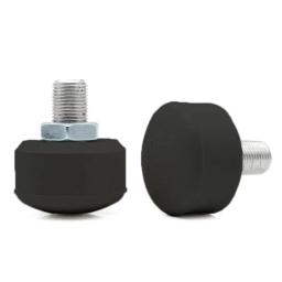 Toe Stop de borracha para patins, peça sobresselente, Universal Inline, Acessório do esporte, rolha, bloco de peças de freio, preto, 2PCs - Image 3