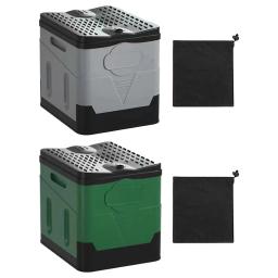 Banheiro dobrável de acampamento portátil, multiuso, rolamento de carga 150kg, vaso sanitário de viagem, piquenique, pesca, caminhadas, praia, longa viagem - Image 1