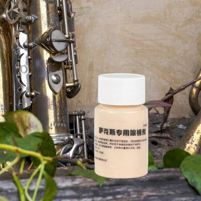 Removedor de Ferrugem Eficiente para Instrumentos de Sopro como Saxofone e Trompete, Acessório Prático e Portátil